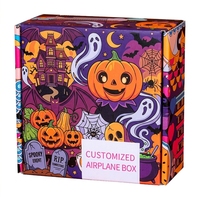 Caja de Correo Personalizada con Diseño de Casa Embrujada, Fantasma y Calabaza para Regalos de Halloween y Embalaje Minorista, Venta al Por Mayor