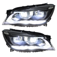 Untuk BMW Seri 7 F02 F01 2009-2015 Lampu Depan LED Proyektor Ganda Dengan Lampu Sein Sequential DRL Pengganti Lampu Depan