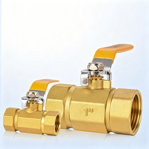 1 pièce Vanne à boisseau sphérique en acier inoxydable à passage plein, filetage femelle NPT BSP, pour l'eau et le gaz, avec poignée à levier, durable, pour usage professionnel - Product Image 2