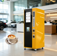 Distributeur automatique de café à paiement par pièces, pour usage scolaire