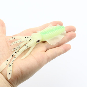 Esca Morbida Bionica a Forma di Farfalla con Ali Sottili, Luminosa, 10cm 12cm 15cm, 5 Colori, per Pesca di Calamari e Polpi - Product Image 4
