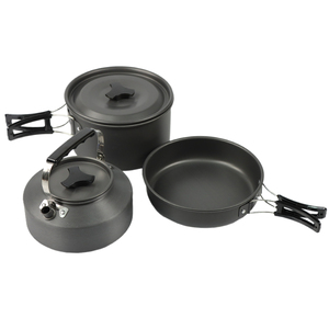 <span class=keywords><strong>Set</strong></span> da cucina pieghevole <span class=keywords><strong>Set</strong></span> di teiere e padelle da campeggio <span class=keywords><strong>Set</strong></span> di pentole in alluminio <span class=keywords><strong>Set</strong></span> di pentole da campeggio all'aperto per lo zaino in spalla - Product Image 2