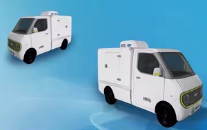 شاحنة تبريد كهربائية من الفئة F بسعر المصنع بالجملة، سيارة توصيل طعام مبردة، مركبات سلسلة التبريد - Product Image 3