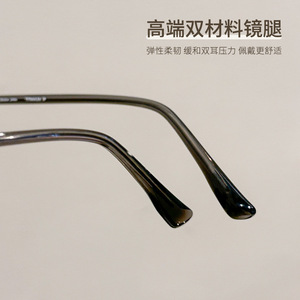 Monturas de titanio puro ultraligeras de medio aro para hombre CH5530 Danyang Optical Eyewear - Product Image 4