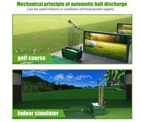Distributeur automatique de balles de golf pour simulateurs d'intérieur et aide à l'entraînement au golf