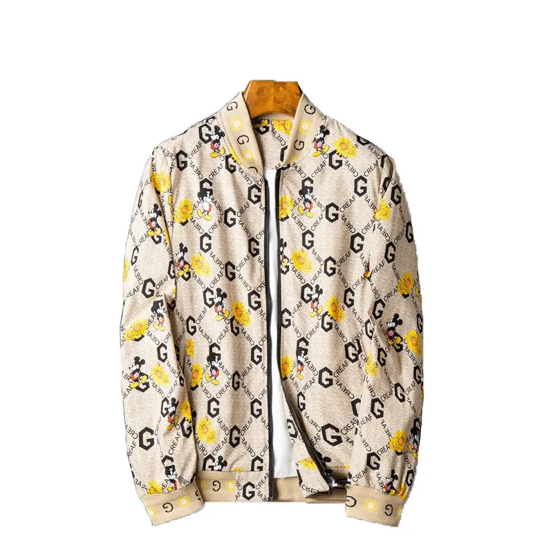 luxury jacket custom wholesale high quality fashion casual baseball cool jacket mens jackets 2021