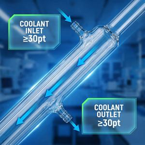 Tube à essai gradué en verre borosilicate de 15 ml à 50 ml, tube de mesure transparent à fond arrondi, verrerie de laboratoire de chimie pour l'école - Product Image 5