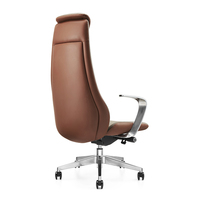 Chaise de bureau de direction pivotante de luxe moderne, dossier haut, en PU, mobilier, chaise de bureau ergonomique, silla ergonomica oficina