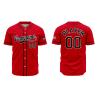 Équipes sportives Adultes et enfants Sublimation personnalisé Baseball Jersey avec logo personnalisé et nom personnalisé