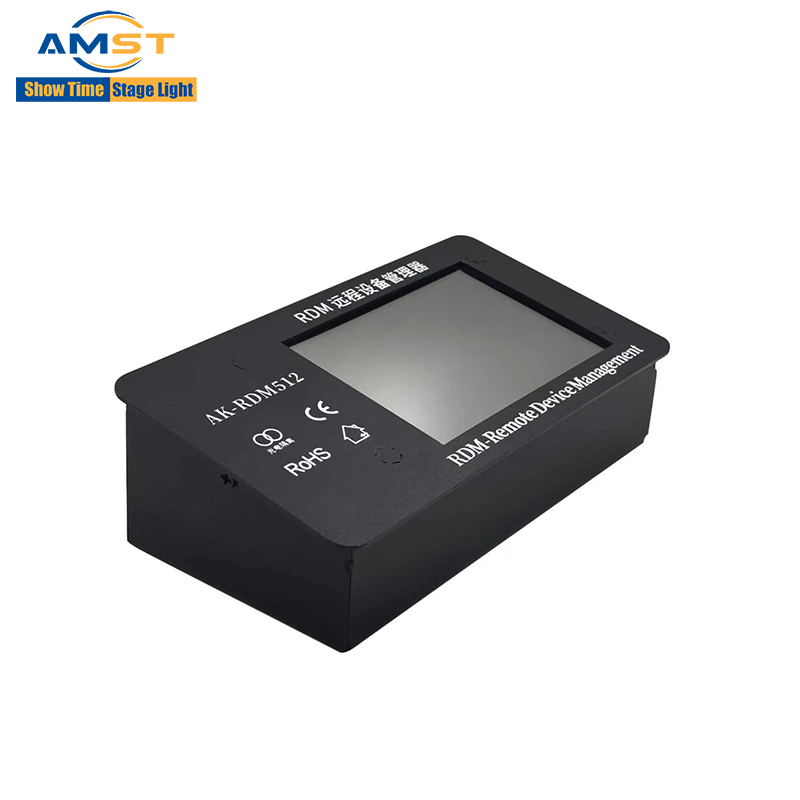 RDM DMX512 Controller D12A 12-24V Decoder RJ45 3PIN XLR Warm White Moving Head Lights LED Easily Set DMX Address Code