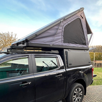 TP06 Nouveau style de toit rigide pour pick-up 4x4 à double cabine, auvent de benne rouge pour Ford Ranger F150 Tacoma Hilux