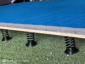 Plancher de compétition standard international plancher de <span class=keywords><strong>gymnastique</strong></span> plancher de bois à ressort pour l'entraînement piste de danse ou compétition - Product Image 5