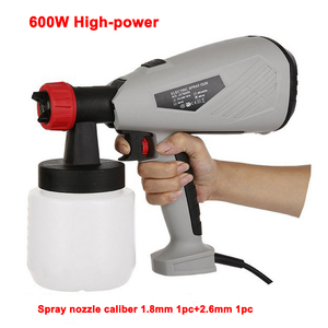 600W HVLP Hand Held High 700ml High <b>Power</b> Portable Airless Paint <b>Sprayer</b> Latex Paint Spray Gun - Product Image 2
