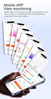 Montre connectée étanche 5ATM+IP68, marque W11, avec suivi de la fréquence cardiaque ECG, test de pression artérielle BO BP, modes sportifs multiples, bracelet intelligent