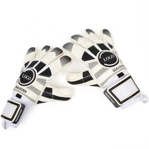 Guantes de portero transpirables personalizables 2025 Material de cuero PU de corte negativo para entrenamiento - Product Image 1