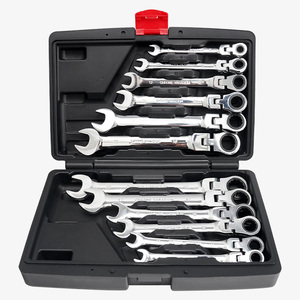 12Pcs Metric Có Thể Điều Chỉnh 8-19Mm Ổ Cắm Cờ Lê <span class=keywords><strong>Set</strong></span> Với Trường Hợp Bền Cr-V Thép Tay Công Cụ Kit Nhà Để Xe Sử Dụng Bao Gồm 17Mm Kích Thước - Product Image 1