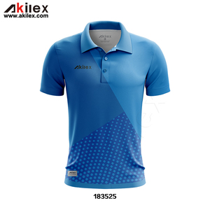 Tùy Chỉnh Nhanh Chóng Khô Ngắn Tay Áo Người Đàn Ông Polo Áo Sơ Mi Thăng Hoa In Phụ Nữ T-Shirt Polo - Product Image 5