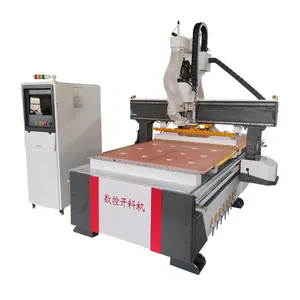 2024 ขายร้อนเครื่องมืออัตโนมัติเปลี่ยนเครื่อง Cnc Router 1325 8pcs Linear เครื่องมือนิตยสาร 2d 3d เครื่องกัด Cnc ATC ไม้ Router