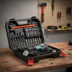 Ensemble d'outils de bricolage sans fil avec clé électrique et marteau pour projets de réparation et applications électriques 1 ensemble de commande minimum - Product Image 3