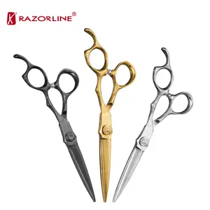 RAZORLINE FX006 The Best Fancy Sweden Damascus Steel professional Hair Scissors