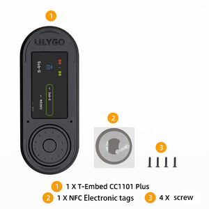 Carte de développement IoT <span class=keywords><strong>LILYGO</strong></span> T-Embed CC1101 Plus ESP32-S3 avec écran LCD de 1,9 pouce et PN532 + NFC + télécommande infrarouge - Product Image 5