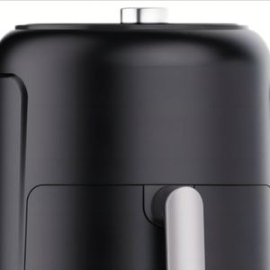 Friteuse à air électrique en plastique 2,6 L, contrôle manuel, carrée, 1000 W, efficacité énergétique, cuisson rapide, pot antiadhésif réglable - Product Image 3
