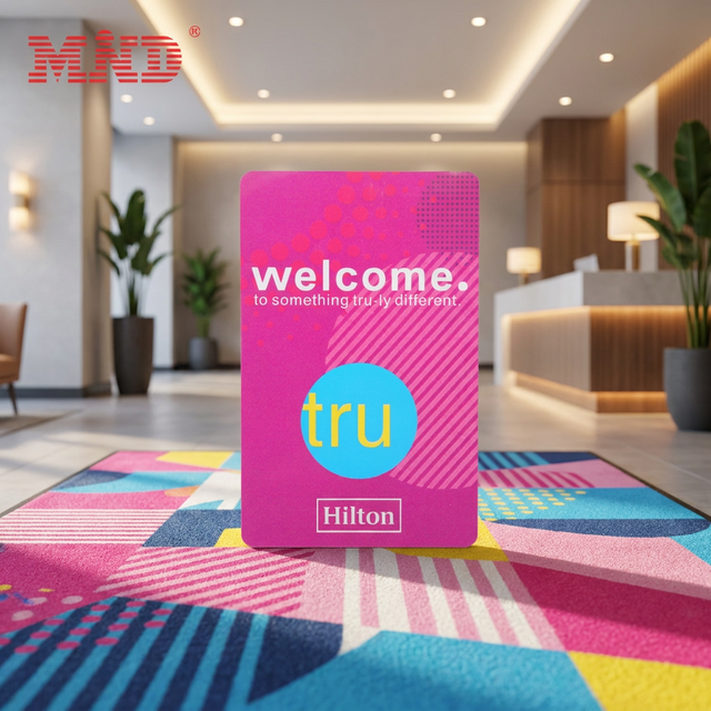 Hilton Hotel Compatible Rfid Smart Key Card 13.56Mhz Contactless Chip Door Access Control ID Room Card With Free Sample