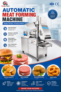 Máquina Automática para Formar Hamburguesas con Tolva Grande y Fácil de Limpiar, Molde Personalizado para Carne de Res, Pollo y Albóndigas - Product Image 4