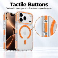 Coques de téléphone transparentes antidérapantes C0553 avec protection d'appareil photo et design cristallin pour iPhone 17 Air 16 15 14 13 12 11 18 Pro Max