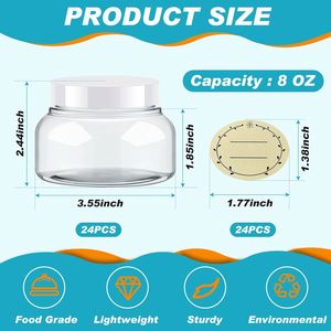 Oferta Especial: Envase Cosmético de Plástico Cilíndrico de 250 ml con Tapa de Rosca, Boca Ancha, Color Personalizable, para Suero para el Cuidado de la Piel y Crema Facial - Product Image 2