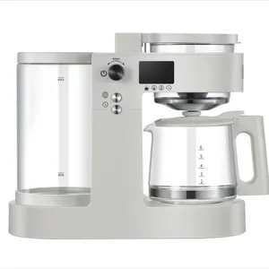 Machine à café et à thé multifonctionnelle manuelle en acier inoxydable avec filtre, portable, semi-automatique pour la maison et le bureau - Product Image 4