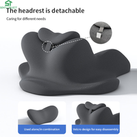 Oreiller ergonomique en mousse à mémoire de forme haut de gamme pour couples, design écologique portable, logo personnalisable pour la lecture et les jeux