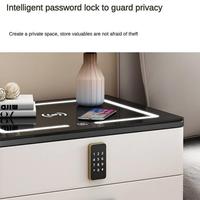 Vente flash - Table de chevet intelligente de luxe moderne, durable et sûre avec chargeur sans fil pour appartement et chambre à coucher