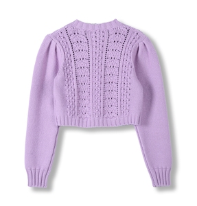 Maglione Cardigan girocollo a manica lunga personalizzato 2024 personalizzato OEM & ODM personalizzato autunno caldo da <span class=keywords><strong>donna</strong></span> - Product Image 2