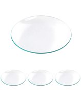 Poli avec couvercles de couverture de bords au sol pour béchers et flacons Verres de montre de laboratoire à vaisselle d'évaporation