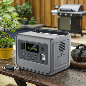 แผงโซลาร์เซลล์พกพา 800W 512Wh ลิเธียมไอออน พลังงานเคลื่อนที่ ความจุขนาดใหญ่ สำหรับใช้งานกลางแจ้ง ระบบจ่ายไฟแบบ Pure Sine Wave พร้อมการชาร์จแบบไร้สาย - Product Image 2