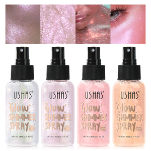 Spray <span class=keywords><strong>Fijador</strong></span> de <span class=keywords><strong>Maquillaje</strong></span> de Larga Duración con Brillo USHAS Acabado Luminoso Resplandeciente - Product Image 1