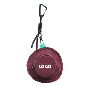 Moda sombrero forma Mini lápiz labial monedero Almacenamiento de llaves mosquetón bolsa Sling cosmético Tote colgante bolsas viaje maquillaje organizador - Product Image 3