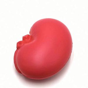 Wholesale Custom Logo Printed PU Foam Kidney Shape Stress <b>Ball</b> Soft Toy for <b>Squeeze</b> Gift for Kids - Product Image 1