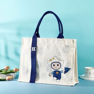 תיק בד כותנה בהתאמה אישית לנשים - תיק קניות יומיומי עמיד עם ידיות נשיאה - Product Image 1