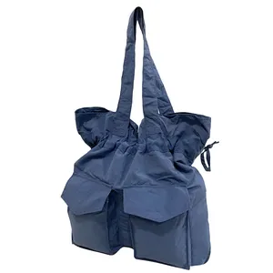 حقيبة ظهر للنساء بتصميم جديد أنيق مقاومة للماء بتصميم مخصص حسب الطلب بخدمة تصميم المصنع الأصلي وحقيبة ظهر بجيوب أمامية مزدوجة