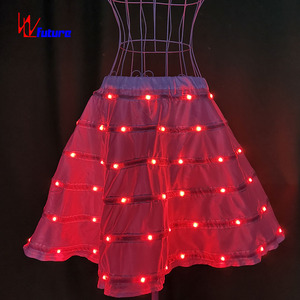 <span class=keywords><strong>Jupe</strong></span> <span class=keywords><strong>tutu</strong></span> LED haute luminosité pour <span class=keywords><strong>femme</strong></span>, mini-robe sexy en tulle, rechargeable, lumineuse pour soirée rave, <span class=keywords><strong>carnaval</strong></span>, spectacle sur scène - Product Image 6