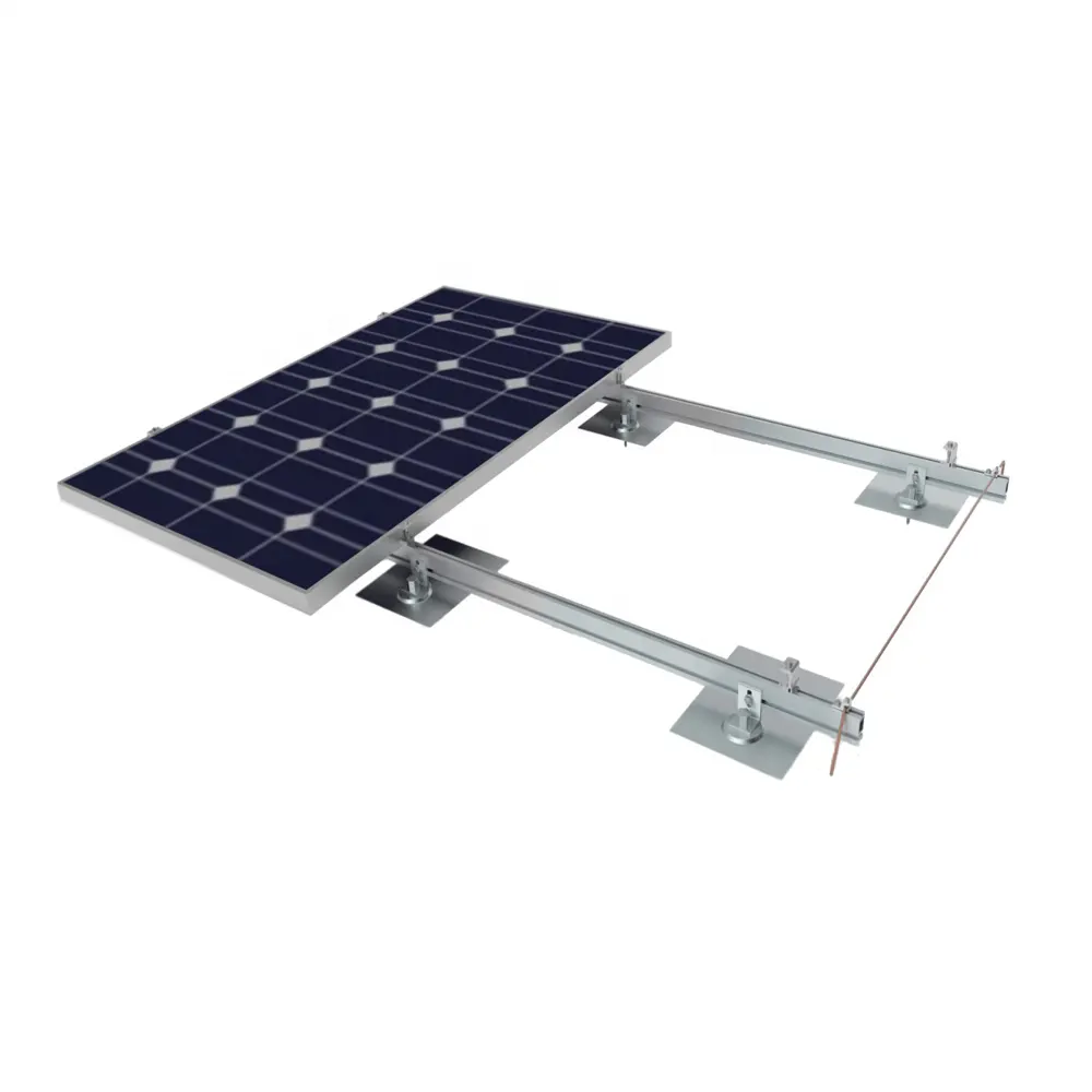 Ucuz güneş panelleri montaj braketleri sistemi kombinasyonu ile shingle asfalt çatı pv enerji santralleri saha inşaatı