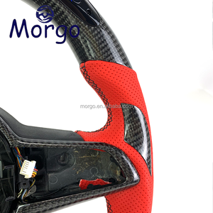 Accessori Interni per <span class=keywords><strong>Alfa</strong></span> <span class=keywords><strong>Romeo</strong></span> Stelvio Ti 2019+ Giulia, Volante in Fibra di Carbonio Personalizzato con LED RPM - Product Image 5