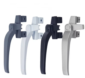 Poignée de porte et de fenêtre en alliage d'aluminium, design moderne, couleur personnalisable, pour accessoires de porte et fenêtre à battant, maison - Product Image 2