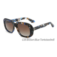 Nouvelle arrivée de lunettes de soleil carrées vintage de marque cadre de forme unique avec lentilles polarisées optiques UV400 matériau Tac