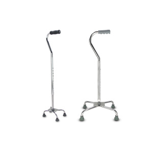Canne télescopique à quatre pieds, réglable, légère, antidérapante, pour personnes âgées et handicapées - Product Image 4