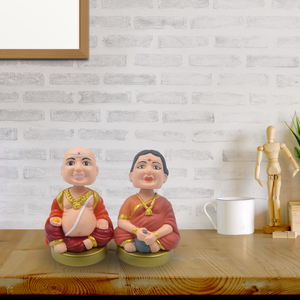 ตุ๊กตาบ็อบเบิลเฮดคู่ปู่ย่าตายาย - ของที่ระลึกแห่งความรักที่เหนือกาลเวลา เฉลิมฉลองความรักและความอบอุ่นที่ไร้เงื่อนไขของปู่ย่าตายาย - Product Image 6