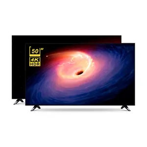 50 Inch Smart TV Television Explosionproof Fashion Design Flat Screen 4k HD UHD LED TV With Android