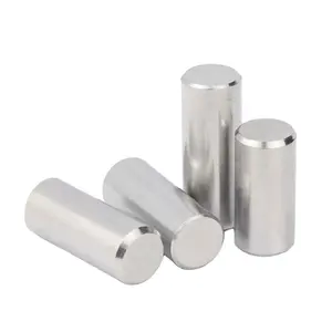 OEM stainless steel m6 2 inch cotter 18 mm dowel straight bulk silver sterling revert steel flat head pin